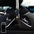 thumbnail image 1 of Creative Butterfly Shape Car Seat Back Hook, Multi-Function Auto Storage Hanger, Durable ABS Interior Organizer for Groceries & Bags, Black, 1 of 8