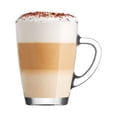 thumbnail image 4 of LAV Glass Coffee Mugs Set of 6 - Clear Glass Tea Mugs with Handle 10.25 oz, 4 of 9