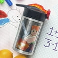 thumbnail image 5 of Zak Designs Minecraft - Bouteille d'Eau en Acier Inoxydable avec Couvercle à Action d'Une Main et Boucle de Transport Intégrée, Bouteille d'Eau pour Enfants avec Bec à Paille Est Parfaite pour les Enfants (15,5 oz,, 5 of 5