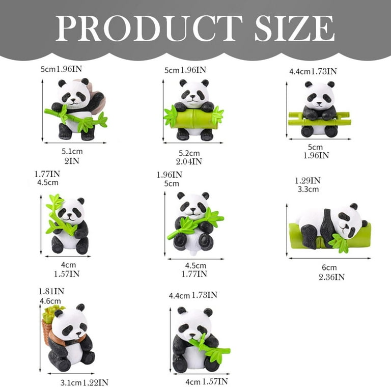 ZXNWN Desktop Ornament Clearance 8Pcs Panda Pendant