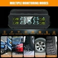 thumbnail image 5 of Solar USB TPMS Car Solar Wireless Tire Pressure LCD Monitoring System 4 Sensors, 5 of 11