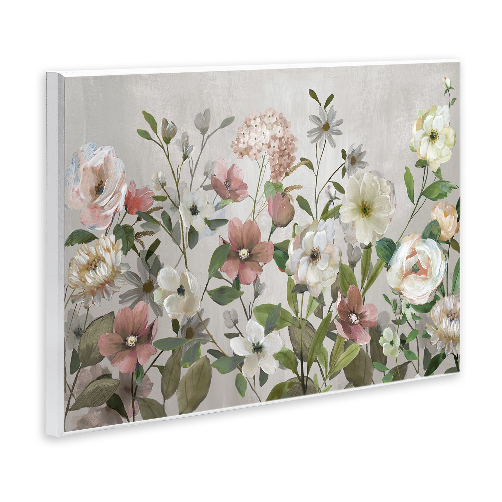 Stupell Industries Garden Meadow Arrangement Wall Plaque Art, design by Nan