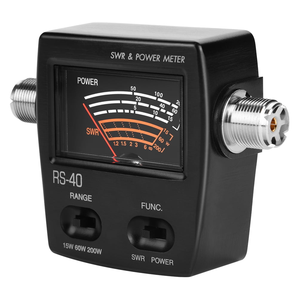 Spptty SWR Meter,Professional UV Segment Standing Wave Meter Power Meter for Testing SWR Power, SWR Power Meter