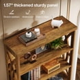 thumbnail image 2 of Fnova 71" 6-Tier Tall Storage Shelf Unit, Large Capacity Open Bookcase Display Shelving for Living Room Bedroom Home Office Entryway, 2 of 10