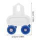 thumbnail image 3 of 20pcs Curtain Track Rollers Plastic Drapery Rail Sliding Glider Curtain Track Rollers, 3 of 3