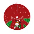 thumbnail image 1 of CNKOO Santa Claus Tree Skirt Creative Printing Christmas Tree Bottom Decoration Christmas Tree Skirt, 1 of 8