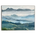 thumbnail image 1 of Cuadro Decorativo - Vista de la montaña brumosa Jr  Impresión en canvas, estrechado, 1 of 1