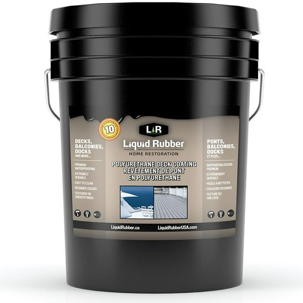 Liquid Rubber Textured Polyurethane Deck Coating UV Resistant Sealant