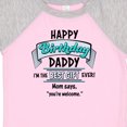 thumbnail image 3 of Inktastic Happy Birthday, Daddy- Best Gift Ever in Blue Gift Baby Boy or Baby Girl Bodysuit, 3 of 4