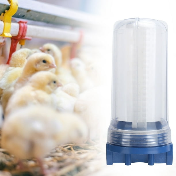 ANGGREK Chicken Water Filter,Poultry Water Line Filter Chicken Breeding