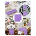 thumbnail image 3 of Purple Striped Cloth Napkins Set of 4 Reusable Dinner Napkins, Geometric Pink Vertical Solid Rainbow Cocktail Napkin Washable Table Napkins for Wedding/Holiday Party/Baby Shower 20"x20", 3 of 7
