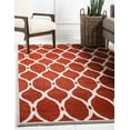 thumbnail image 2 of Unique Loom Indoor Rectangle Geometric Modern Area Rugs Red/White, 9' 0 x 12' 0, 2 of 8