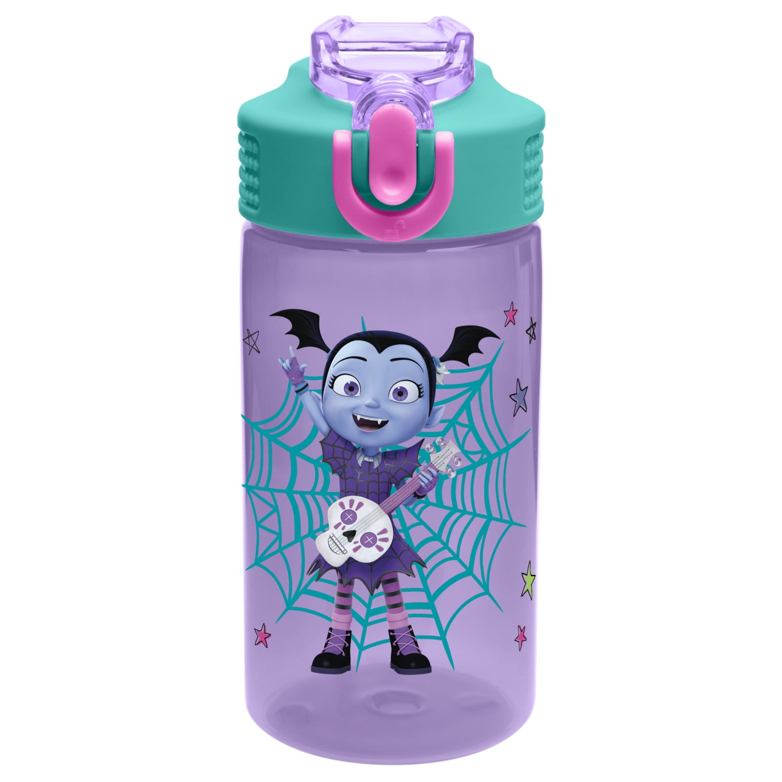NEW  DISNEY VAMPIRINA WATER BOTTLE WITH ATTACHED SNACK CONTAINER TRAVEL CUP 