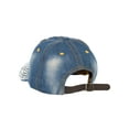 thumbnail image 3 of Top Headwear I Love Jesus Hat - Womens Rhinestone Crystal Pattern Baseball Hat Denim Silver, 3 of 4