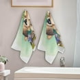 thumbnail image 3 of SKYSONIC 2 Pack Cute Autumn Animal Dish Towels Kitchen Towel, Cartoon Hand Towels,Ultra Soft and Absorbent,Decorative Fingertip Face Towel for Bathroom Hotel, 28.3"x14.4", 3 of 5