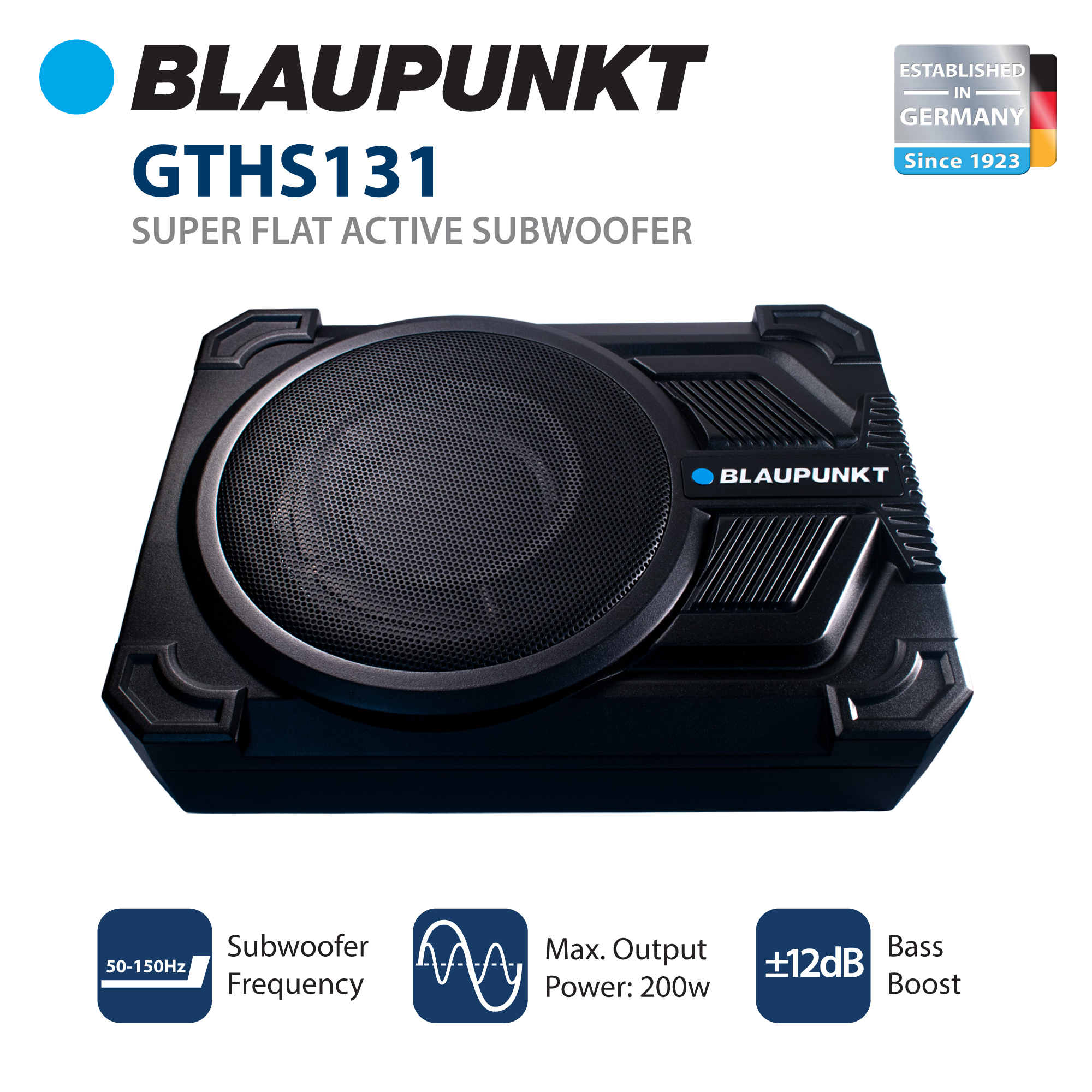 blaupunkt super flat active subwoofer