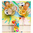 thumbnail image 4 of 10 piezas de 12 pulgadas de animales salvajes de la jungla, suministros para fiestas, decoraciones de cumpleaños, globos blancos de látex, globos de animales para fiestas de cumpleaños infantiles, 4 of 5