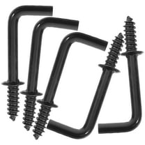 Masteelf 100pcs L Shaped Screw-In Hooks, Secure Fixing Screw Hooks Wall Hanging Jewelry Screw Hooks Self-Tapping Hooks Mini Right Angle Screw Hooks