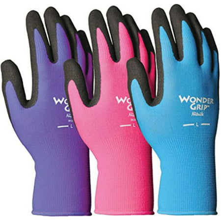Nicely Nimble Gloves, Large, Assorted Colors, Best dexterity breathable nitrile palm twice the grip of the leading nitrile palm-dipped Brand By Wonder