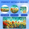 thumbnail image 4 of Uiaoiais License Plate Painting Colorful Flower Decorative License Plate Cover Aluminum License, 4 of 7
