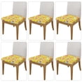 thumbnail image 2 of Logiee Love Heart1 Print Square Chair Seat Covers, Stretch Chair Seat Covers,Seat Chair Slipcover, Non-Slip Chair Slipcover,Furniture Protector for Indoor and Outdoor-Six Piece, 2 of 7