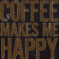 thumbnail image 3 of CafePress - Coffee Makes Me Happy Hoodie - Pullover Hoodie, Classic, Comfortable Hooded Sweatshirt, 3 of 4