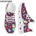 thumbnail image 1 of Zapatillas deportivas de malla cómodas con diseño de EMT y EMS para mujer, con plataforma unisex, planas, 1 of 6