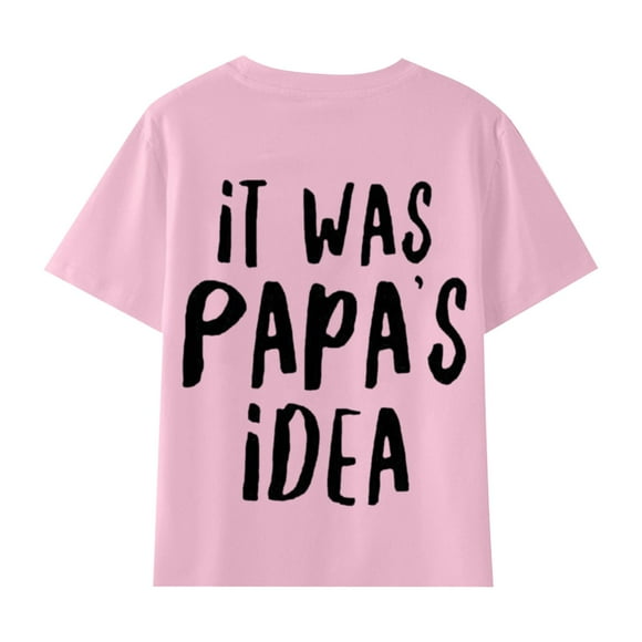 2025 s' T-Shirt Cute Long Sleeve Pajamas s Print Short Sleeve Top Tops for Teenagers s 100 To 160 Cotton Clothes Round Neck Children's T-Shirt Funny Casual Children's Short Sleeve T