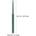 thumbnail image 2 of 4 cepillos de dientes para mascotas, cepillo de dientes de silicona de 360 ​​grados, cuidado dental, limpieza profunda para perros y gatos pequeños, verde y blanco JAMW Sencillez, 2 of 5