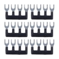 thumbnail image 1 of 20Pcs Black Jumper Block Terminal Strip - Ed Copper Fork Type Terminal Strip For TB Series 15A 400V, 1 of 8