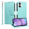 thumbnail image 1 of Funda Cartera GANGXUN con Diseño de Perrito en Relieve para iPhone 17 , Protección 360° con Ranuras y Correa Desmontable, 1 of 6