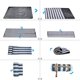 thumbnail image 5 of Manta de picnic impermeable, manta de picnic, manta de camping con asa de transporte, 5 of 6