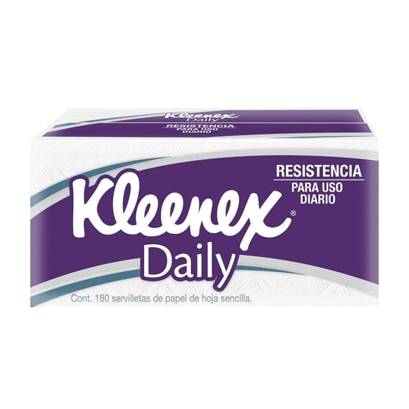 Servilletas Kleenex Daily 180 pzas