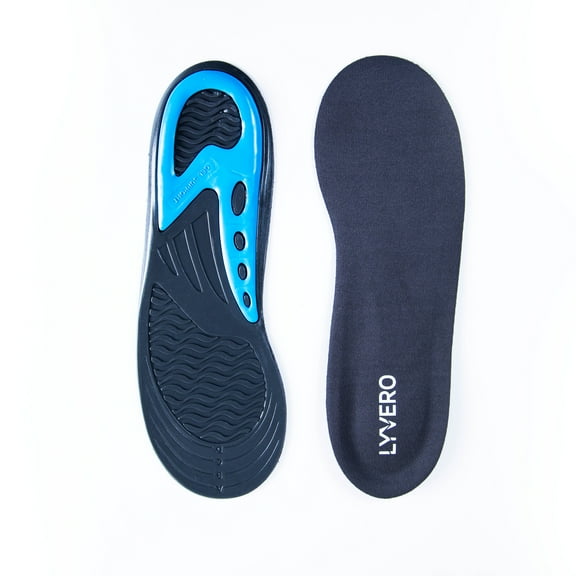 Lyvero Premium Arch Support Insoles for Men and Women – Comfortable Shoe Inserts for Foot Pain Relief, Cushioning, and Support  (Available for Men and Women in Sizes 6-10 US)