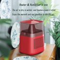 thumbnail image 3 of Humidificador de calefacción dos en uno, calentador y humidificador, calentador de espacio portátil para uso en interiores, mini calentador, humidificadores de aire para recámara, oficina e interior,, 3 of 5