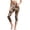 L53-Coffee, variant on xfsWaSs Capri Leggings for Women Soft Lightweight Printed Casual Yoga Pants High Waisted Breathable Comfort Bottoms Workout Leisure Wear