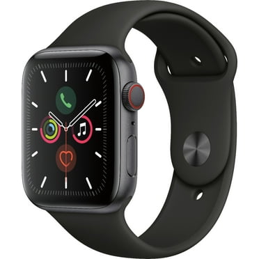 Restored Apple Watch Series 5 40mm Space Gray Aluminium Case Black Sport Band GPS Cellular Smartwatch (Refurbished)