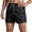 Black, variant on LWavelet Men's Swim Trunks Shorts Drawstring Elastic Waist Running Shorts Athletic Beach Gym Shorts with Zipper Pockets