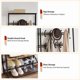 thumbnail image 4 of cm de Profundidadouble Row Coat Rack Shoe Bench Organizador con 5/10 cm de Alturaooks 4-in-1 Entry cm de Alturaallway Almacenamiento con Metálico Frame Madera Look para Living Sala & cm de..., 4 of 5