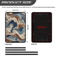 thumbnail image 3 of POLERO Reflective RV Door Window Shade, 17.3” x 26” Car Door Window Cover Fashion Sunshield Blocking Light, Heat and UV Rays for RV Trailer Camper Windows (Brown Marble), 3 of 7