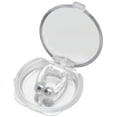thumbnail image 1 of dispositivos antirronquidos, clip magnético de silicona antirronquidos, transparente para dejar de roncar, 1 of 5