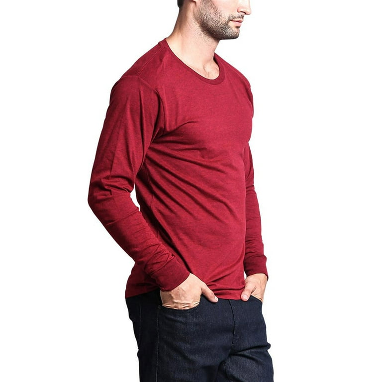 G-Style USA Men's Lightweight Cotton Blend Long Sleeve T G-Style USA Men's Lightweight Cotton Blend Long Sleeve T
