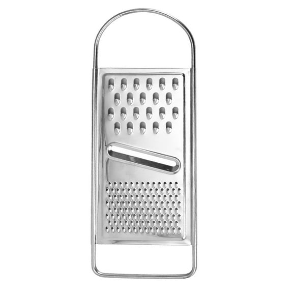 Stainless Steel Cheese Grater Flat Handheld Grater With Handle Kitchen Tool For Vegetables Potatoes And Butter