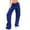 Navy Blue, variant on XFLWAM Y2K Bell Bottom Jeans for Women Mid Rise Wide Leg Solid Bootcut Stretch Slim Denim Flare Pants Fashion Streetwear Blue S