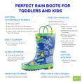 thumbnail image 3 of Oaki Kids Waterproof Rain Boots with Easy-On Handles, 3 of 3