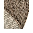 thumbnail image 3 of Unique Loom Outdoor Solid Collection Area Rug (5' 3" x 8' Oval Light Brown/Ivory), 3 of 10