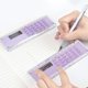 thumbnail image 4 of Regla calculadora de 6 pulgadas con herramientas de medición para operaciones matemáticas básicas, regla estándar para uso escolar, oficina y hogar, regla de plástico, calculadora., 4 of 6