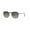 Black - Frame | Grey - Lens, variant on RB3694 JIM Square-Round Shape Sunglasses Polished Gunmetal Frame | Brown Lens 55mm