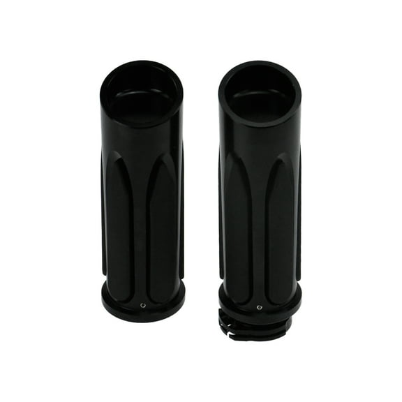 CNC 1" Handlebar Hand Grips Fit For Harley Dyna Street Bob Low Rider 1996-2017