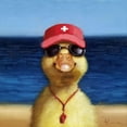 thumbnail image 3 of Heffernan, Lucia 15x15 Black Modern Framed Museum Art Print Titled - Lifeguard, 3 of 5